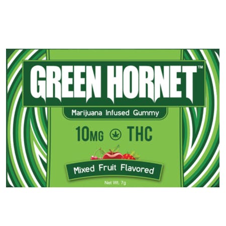 Green Hornet Gummie Pack - Sativa or Indica (100mg)