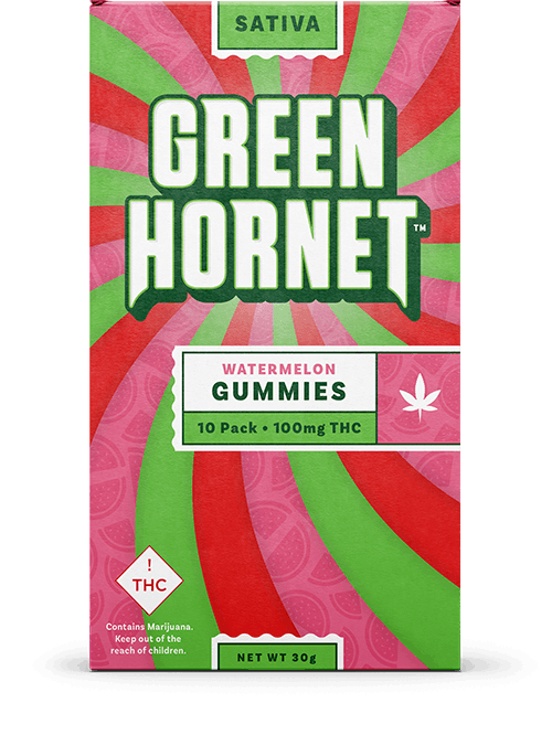 edible-green-hornet-gummies-100mg-watermelon