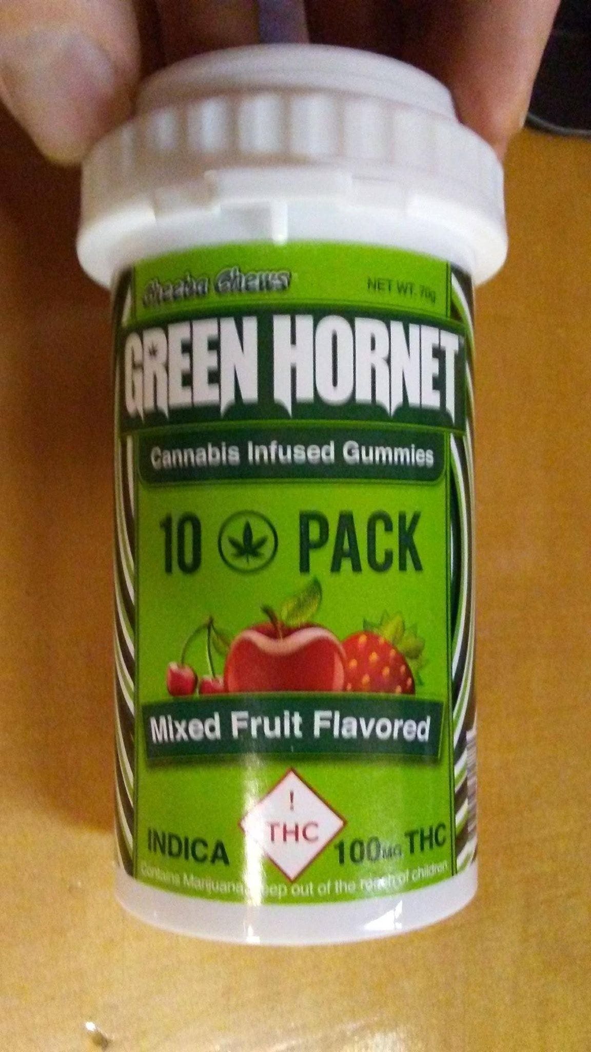 edible-green-hornet-gummies-indica