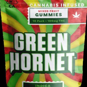 Green Hornet - Indica Mixed Fruit Gummies