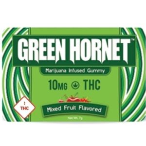 Green Hornet Mixed Fruit Gummies - Single Serve Hybrid