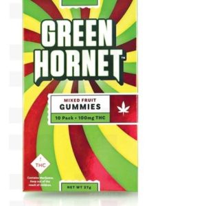 Green Hornet Mixed Gummies Indica 100mg