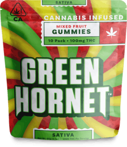 Green Hornet- Sativa Mixed Fruit Gummies
