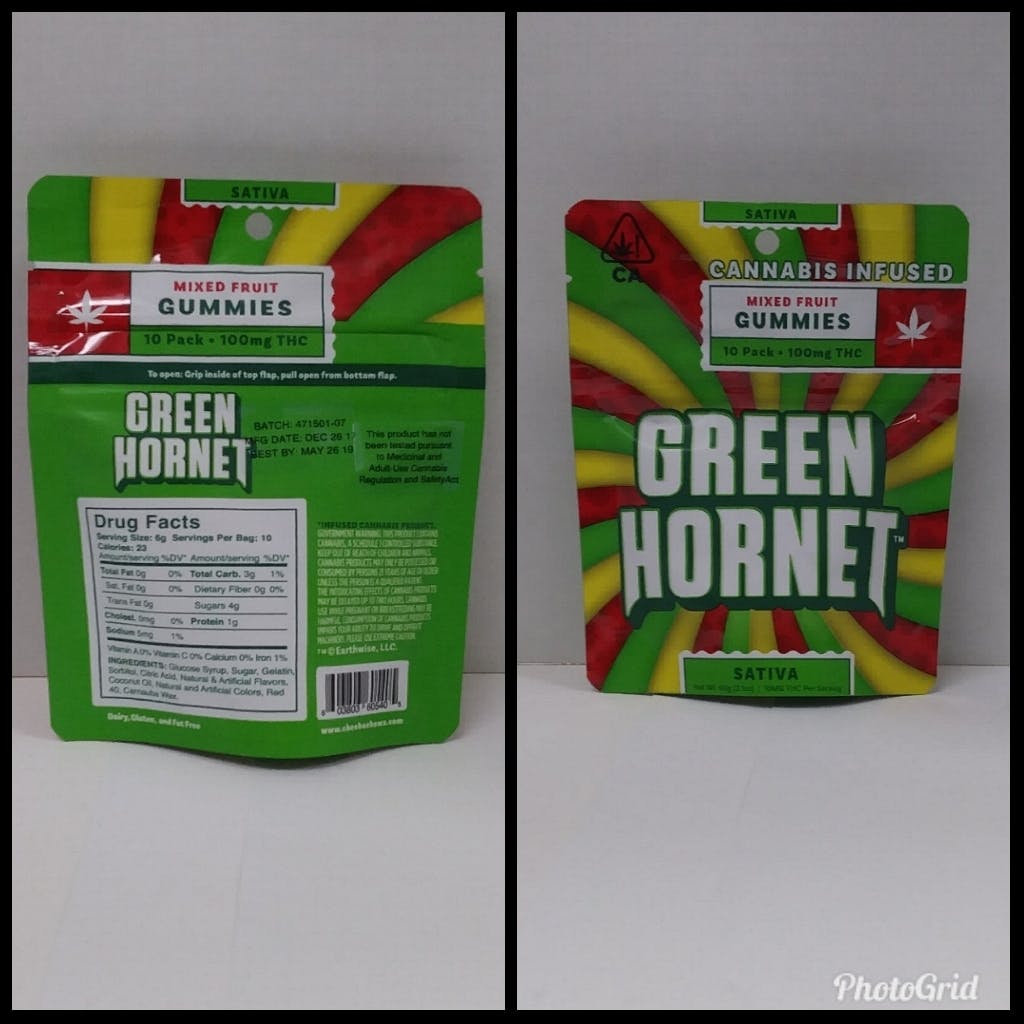 Green Hornet Sativa (Mixed Fruit)