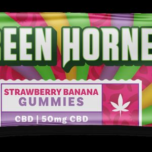 Green Hornet Strawberry Banana CBD 50mg