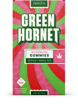 Green Hornet - Watermelon Indica 100mg