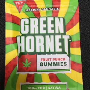Green Hornets Gummies 100mg THC