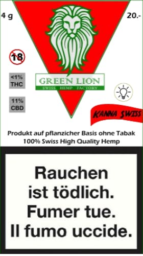 Green Lion - Kanna Swiss