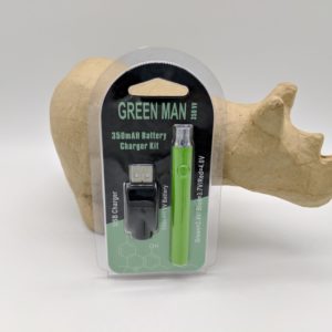 Green Man 350mA Green Vape Battery
