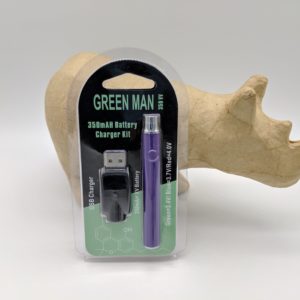 Green Man 350mA Purple Vape Battery