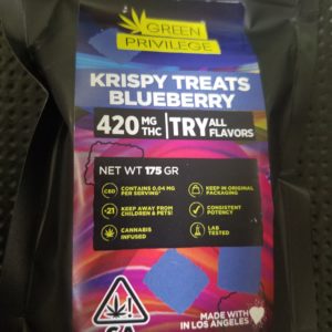 Green privilege:Krispy Treat: Blueberry 420mg