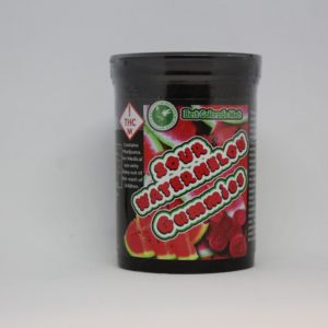 Green Rooster Hybrid Sour Watermelon 250 mg Gummies (Tax Not Included)