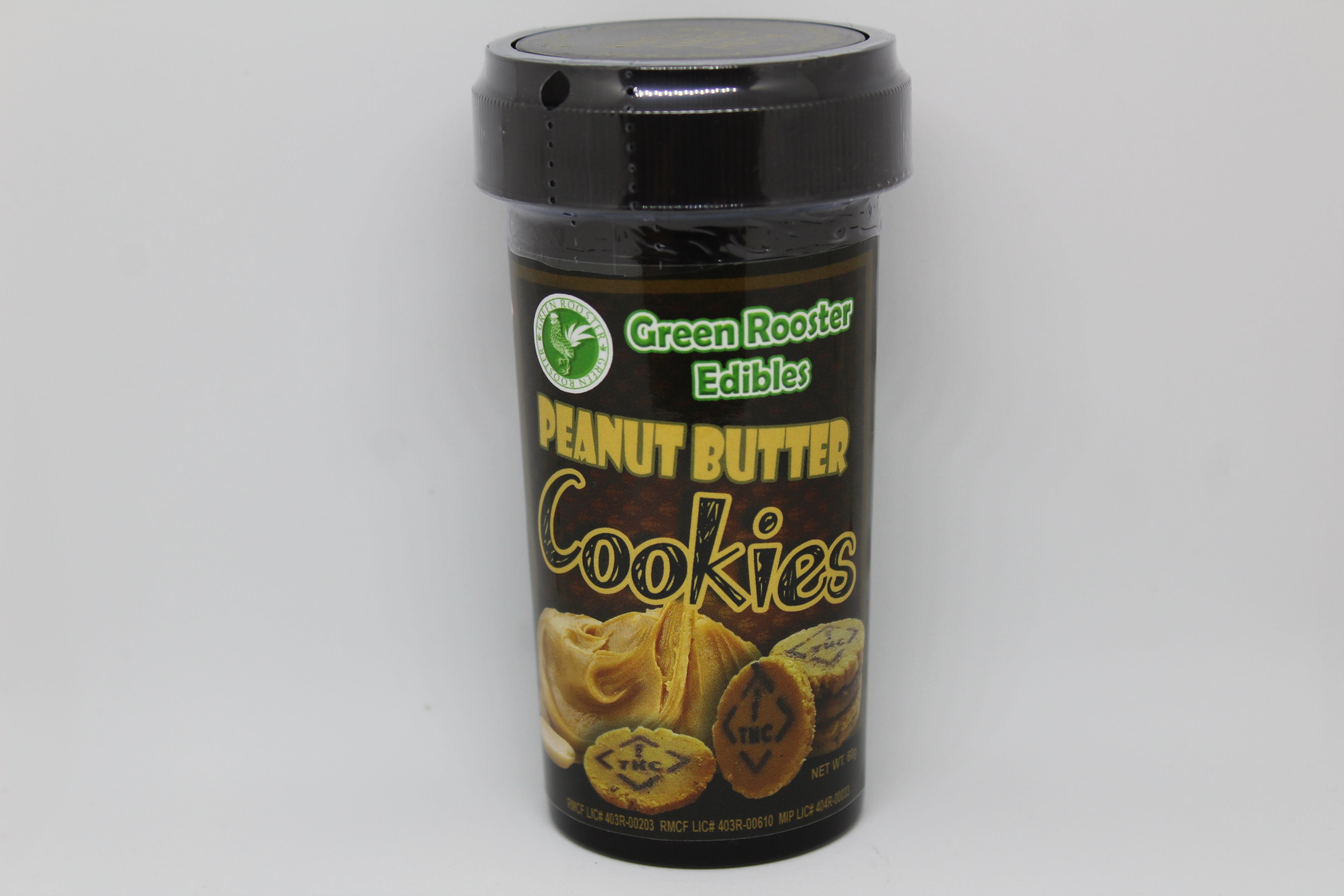 edible-green-rooster-peanut-butter-edible-100-mg-cookies-tax-included