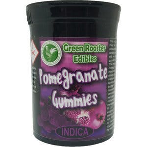 Green Rooster - Pomegranate Gummies - 100mg