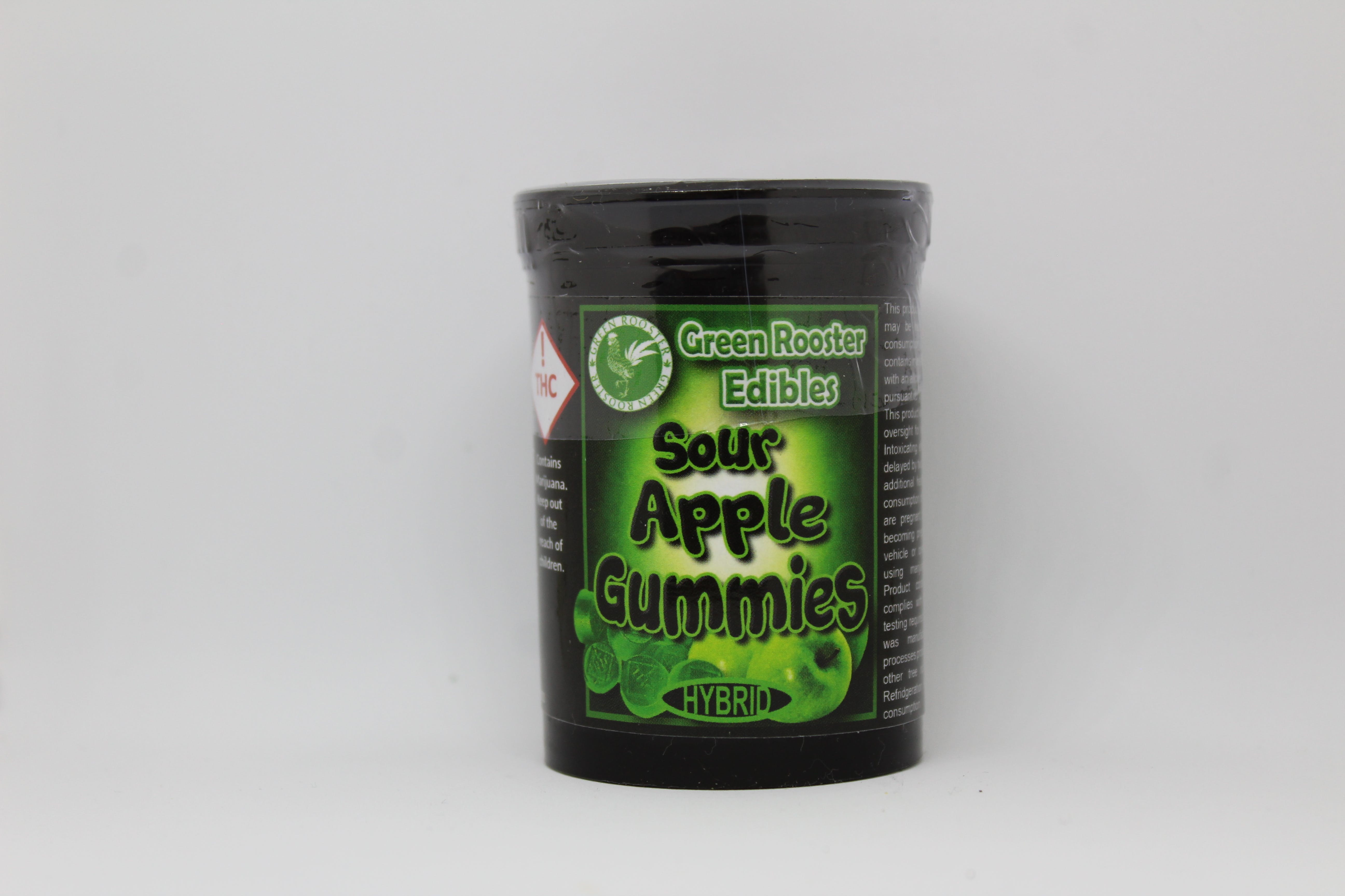 edible-green-rooster-sour-apple-edible-100-mg-gummies-tax-included