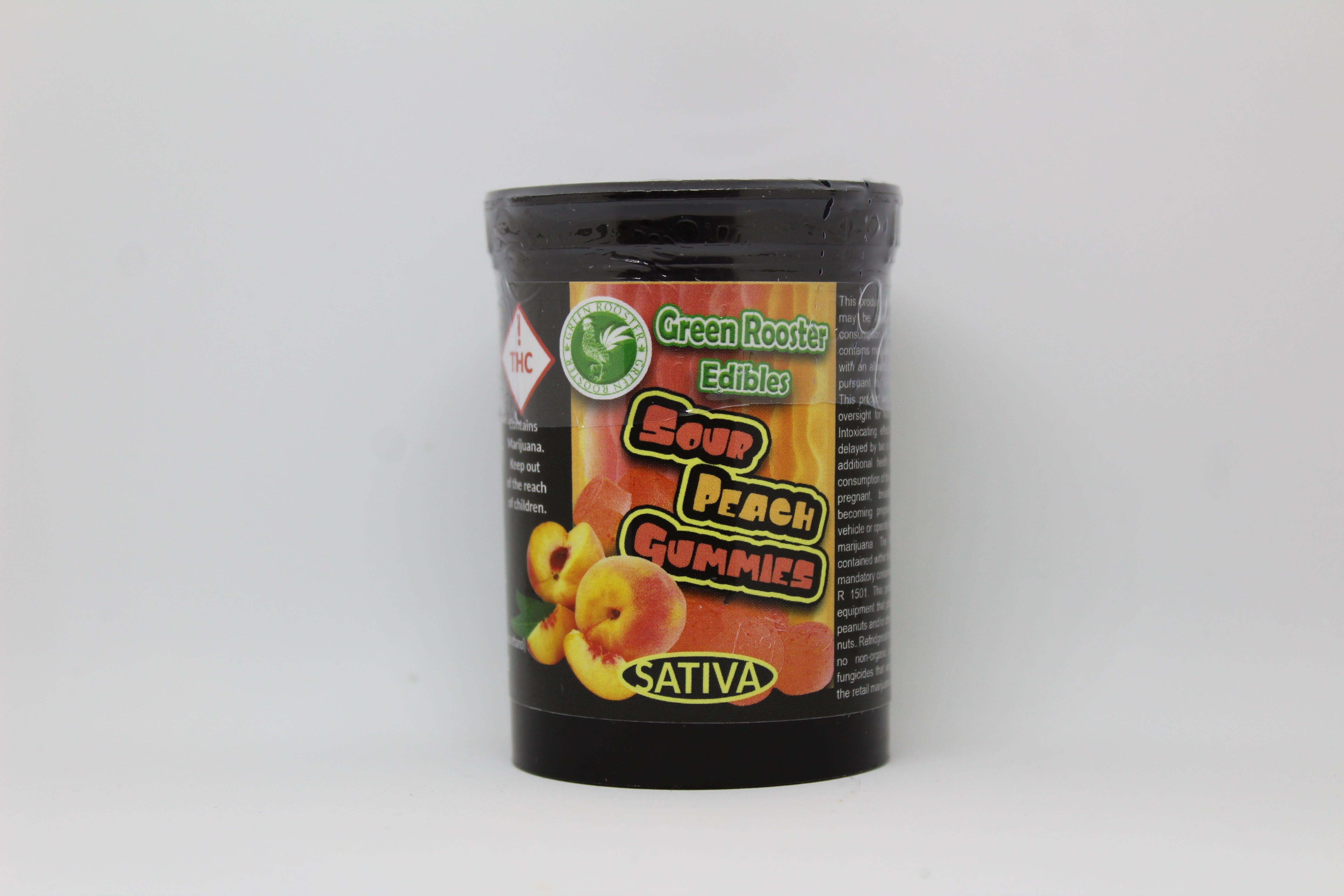 edible-green-rooster-sour-peach-edible-100-mg-gummies-tax-included