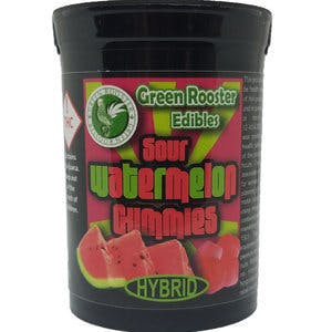 Green Rooster - Sour Watermelon Gummies - 100mg