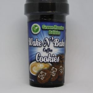 Green Rooster Wake N' Bake 250 mg Cookies (Tax Not Included)