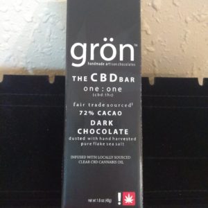 Gron-1:1 CBD/THC Dark Chocolate