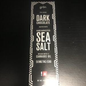 Gron-1:1 Dark Chocolate Sea Salt Bar #4051