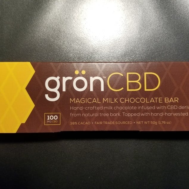 Gron - CBD Milk Chocolate Bar (100mg CBD)