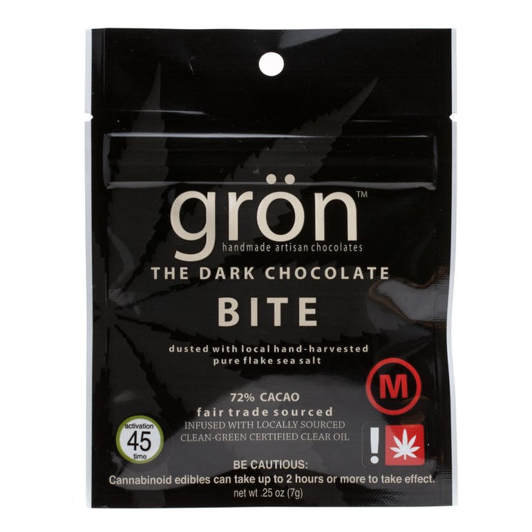grön - Dark Chocolate w/ espresso bean bite (MED)