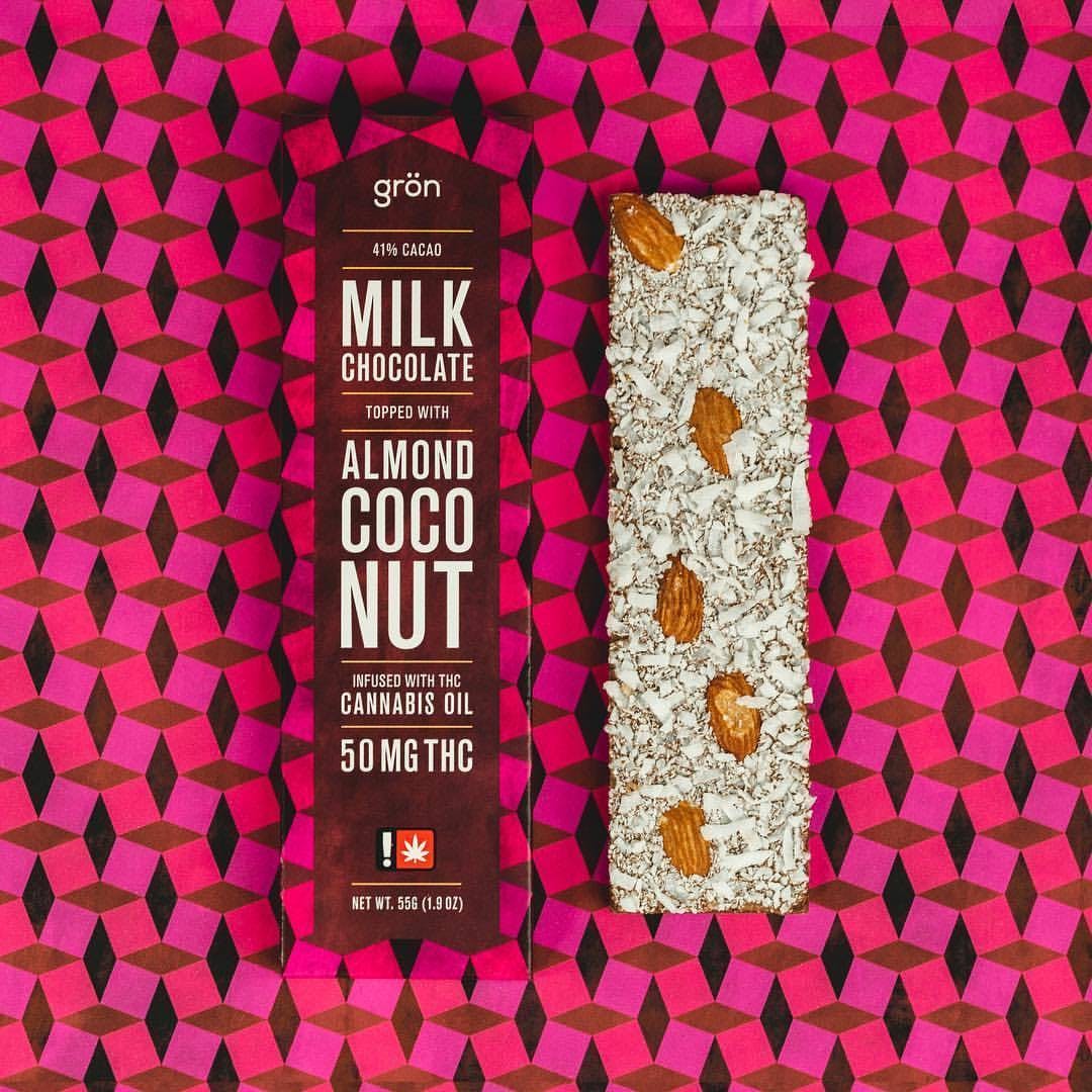 Gron Milk Chocolate Almond Coconut 50mg