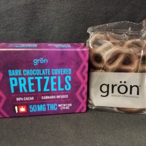 Gron REC Dark Chocolate Pretzels