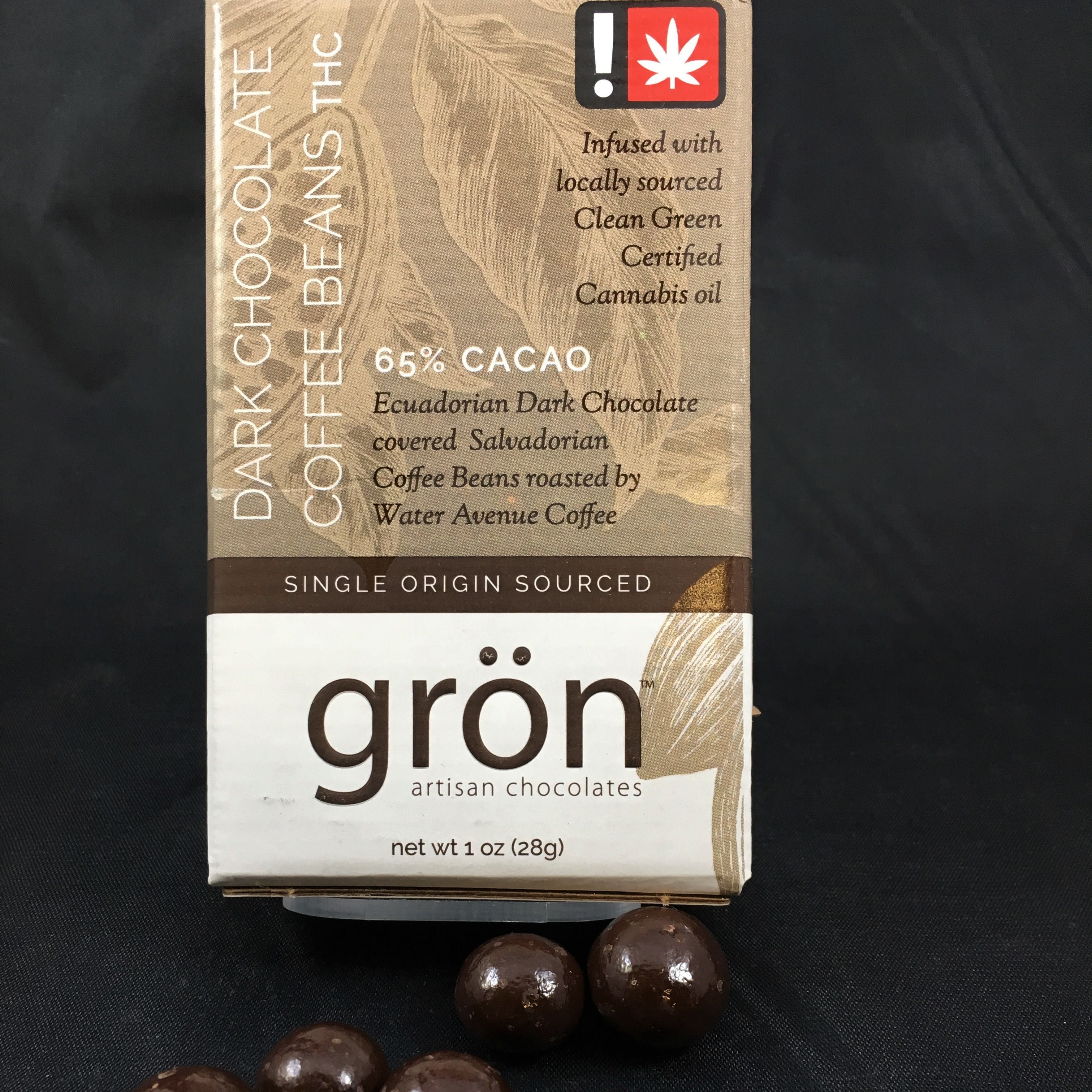 Gron - THC Dark Chocolate Coffee Bean Bits #32858