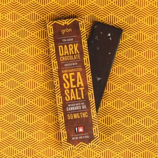 GRON THC Dark Chocolate w/Sea Salt Bar #9804