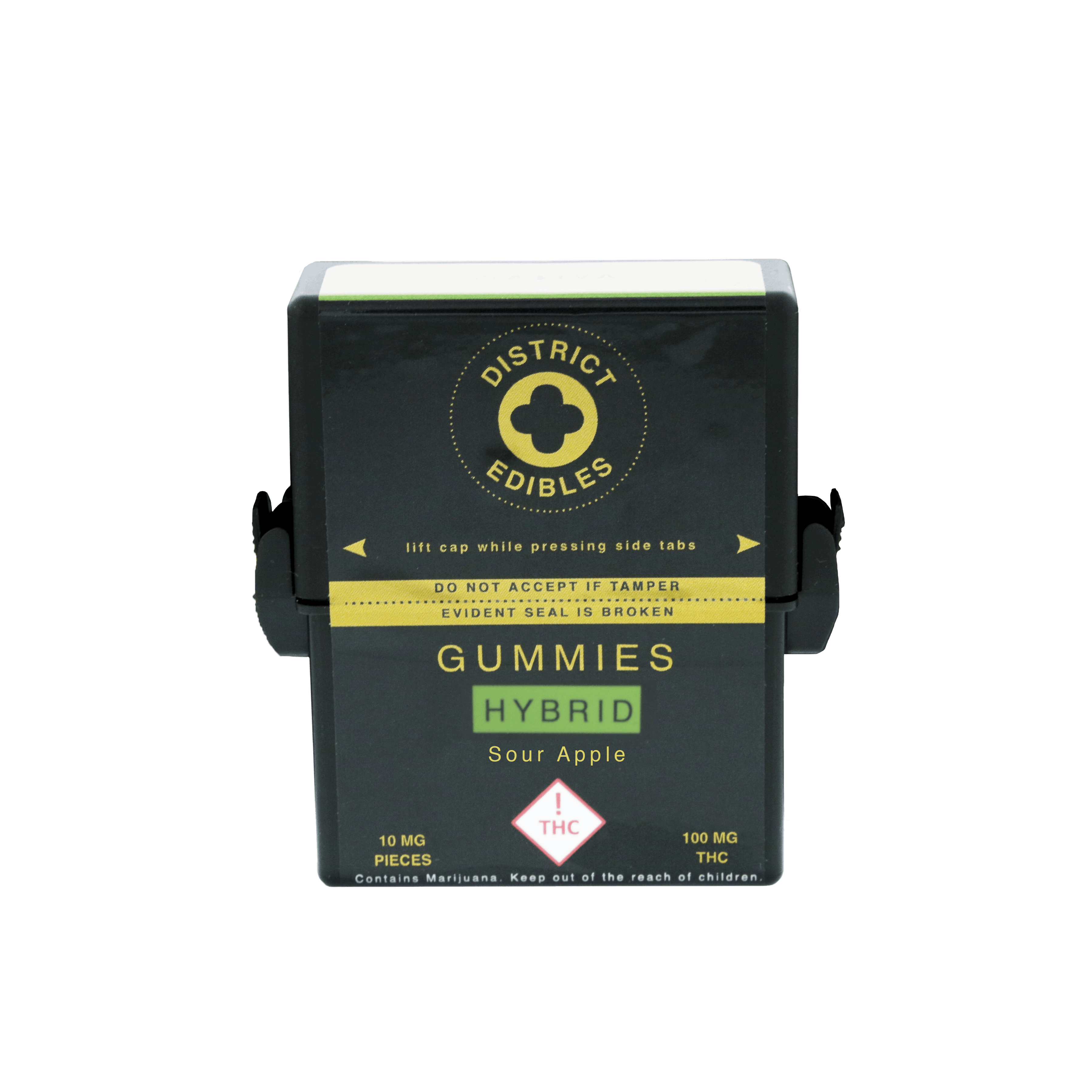 Gummies - Sour Apple (Hybrid) 100mg