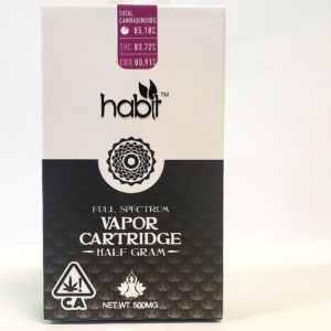 Habit Live Resin Cartridge - Critical Kush