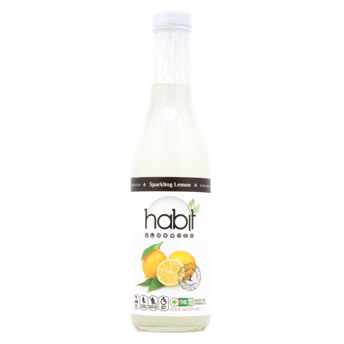 Habit Sparkling Lemonade Beverage, 100mg