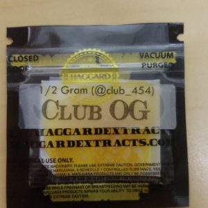 Haggard Extracts Live Resin: Club OG