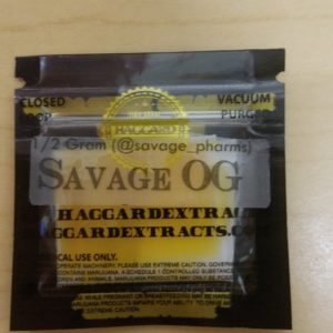 Haggard Extracts Live Resin: Savage OG