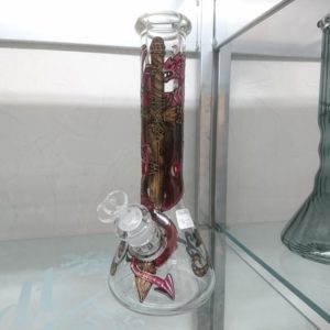 Hand Painted Glass Bong
