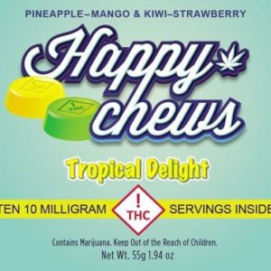 Happy Chews - Tropical Delight 100mg