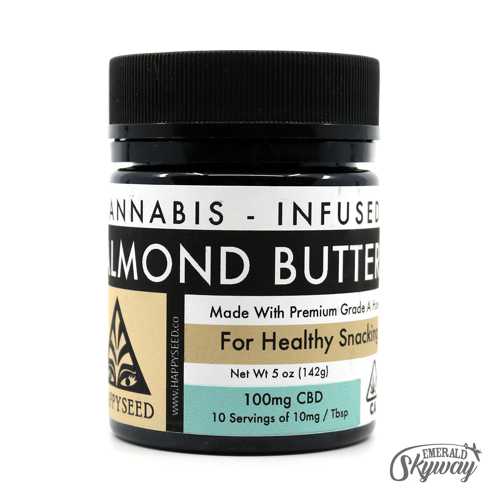 Happy Seed Edibles: Almond Butter - CBD