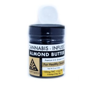 Happyseed - Almond Butter - 100mg THC
