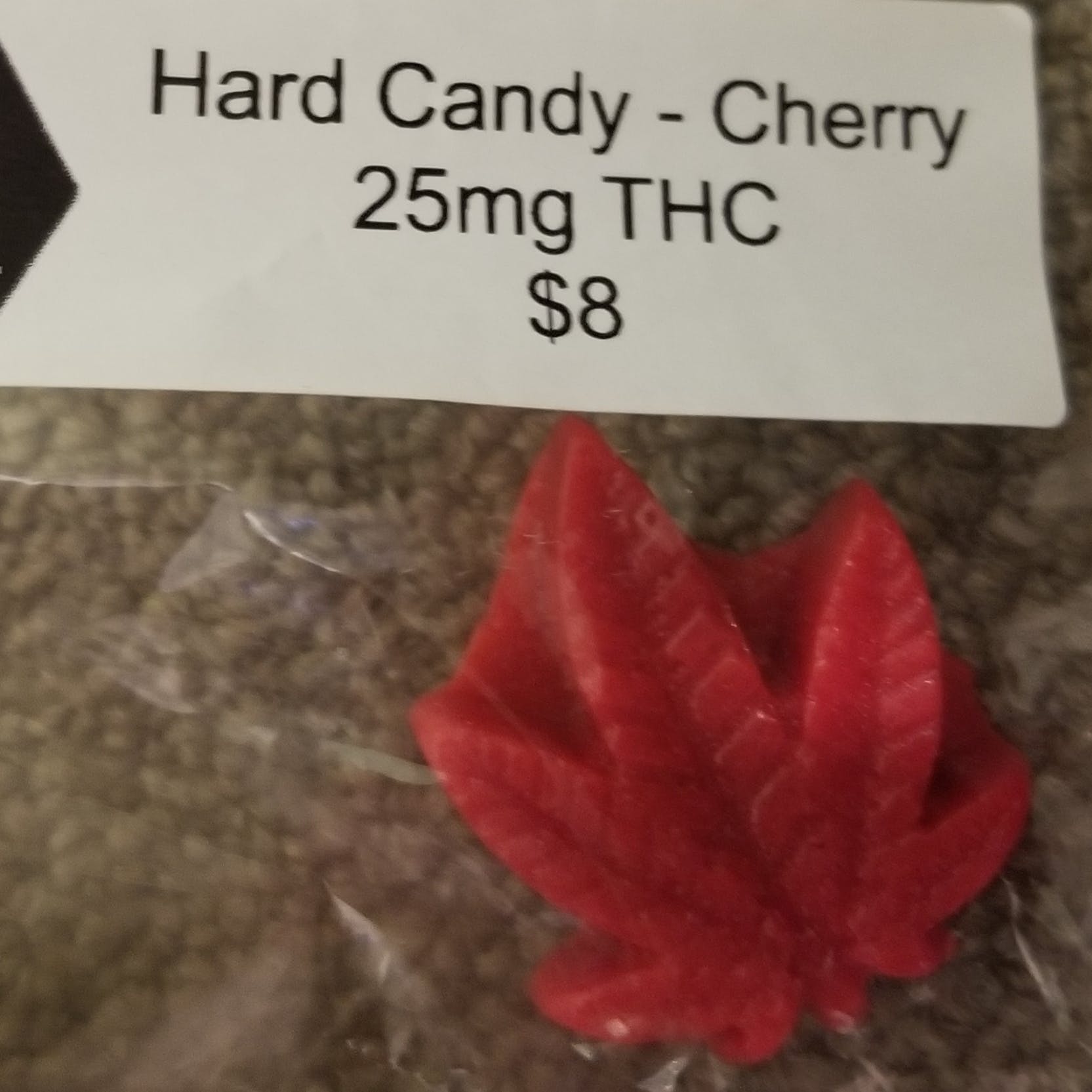 Hard Candy - Cherry 25mg