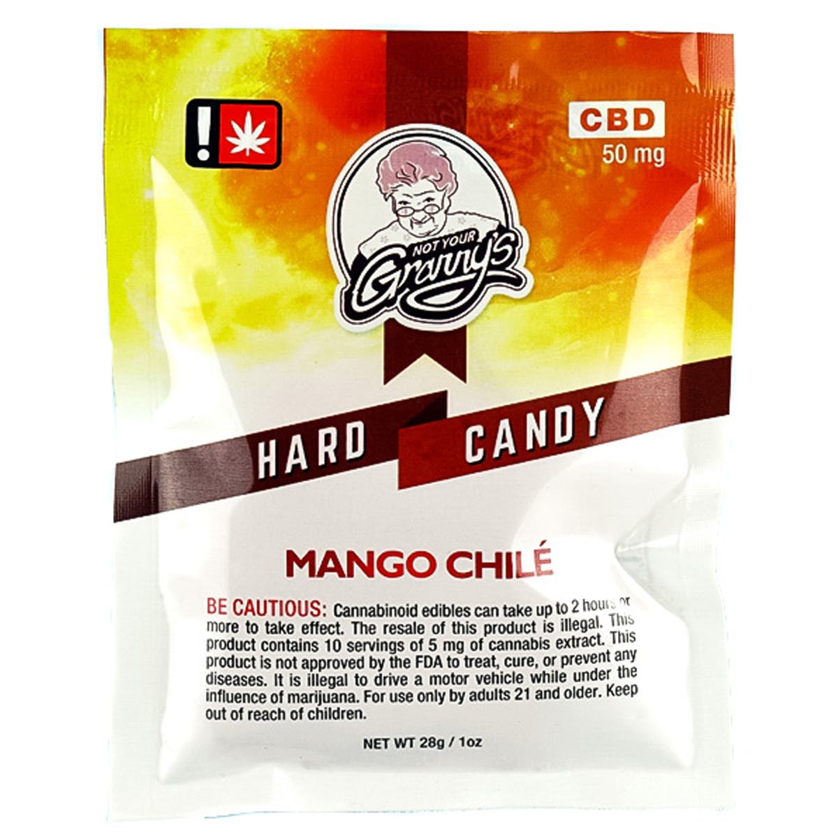 Hard Candy - Mango Chile CBD 50mg