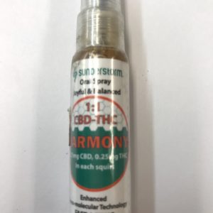 Harmony Oral Spray 1-1 CBD/THC