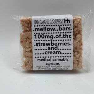 Hash Haus Surreal Bars Strawberry n Cream 100 mg