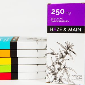 Haze & Main - Dark Chocolate and Espresso Bar 250mg