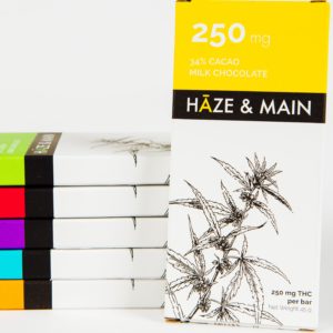 Haze & Main - Milk Chocolate Bar 250mg