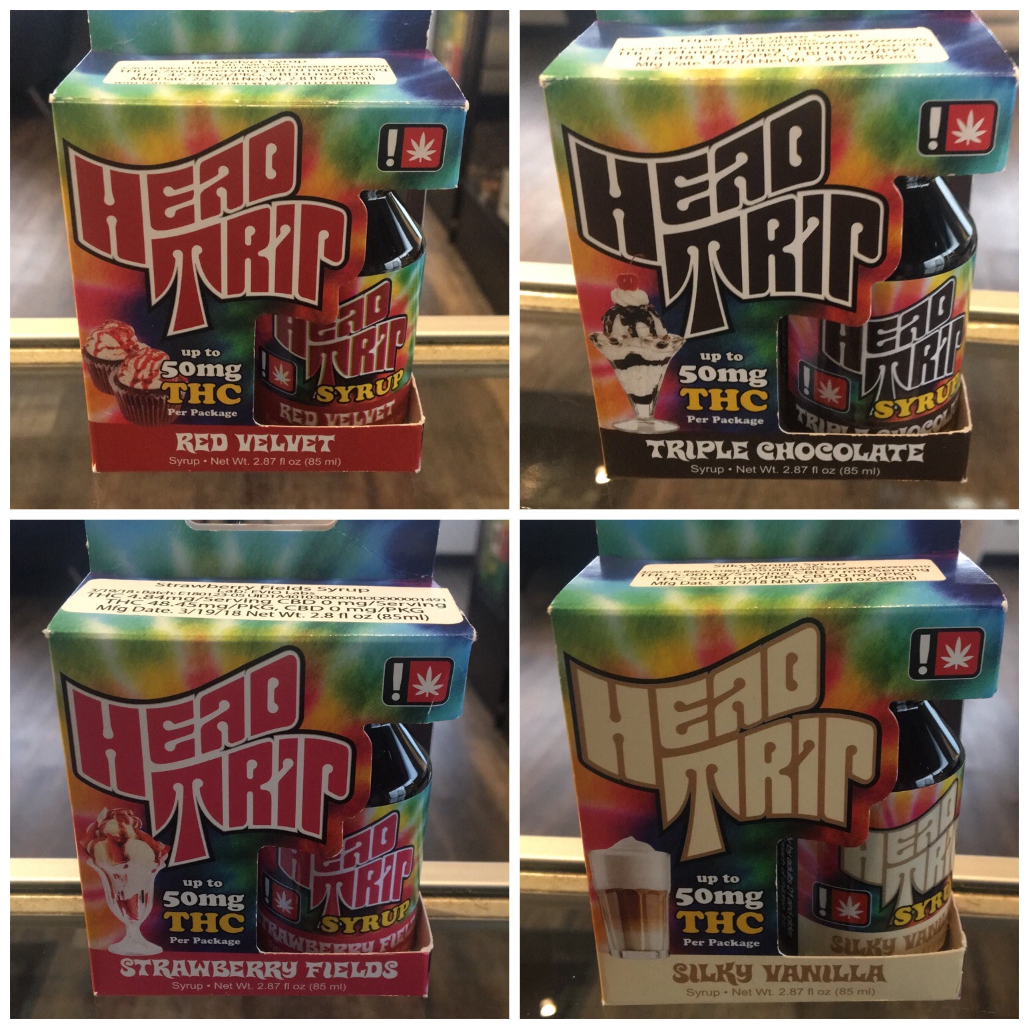 Head Trip Syrup : 4 Assorted Flavors