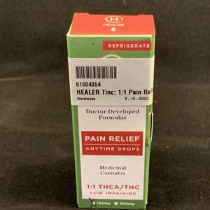 HEALER Tinc: 1:1 Pain Relief 100mg