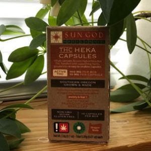 Heka Anxiety & Stress THC Herbal Capsules - Sun God Meds