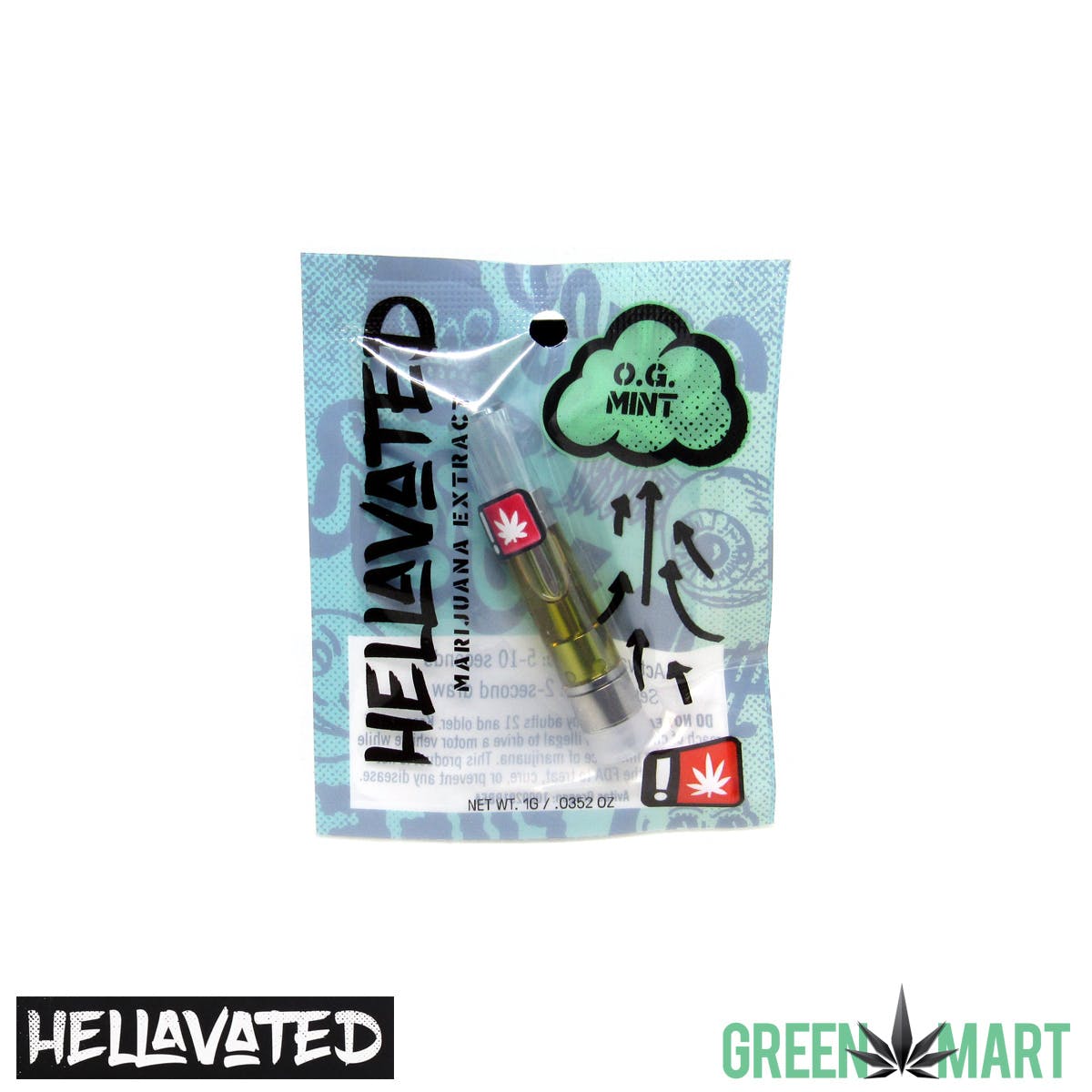 Hellavated 1g Cartridge - OG Mint