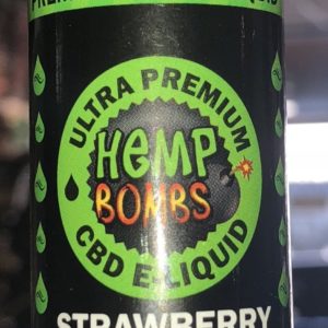Hemp Bombs CBD Vape - Strawberry Mlik